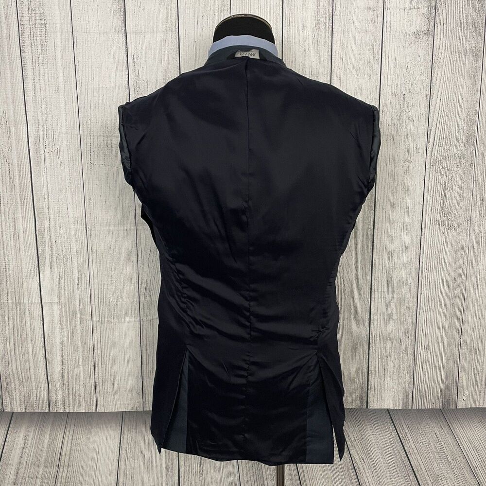 Jos. A. Bank 41L - W30 x L32 Blue 100% Wool 2-Button Single-Vent 2-Piece Suit - Picture 10 of 16